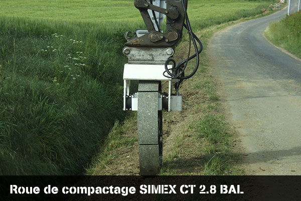 roue de compactage simex ct 2.8 bal