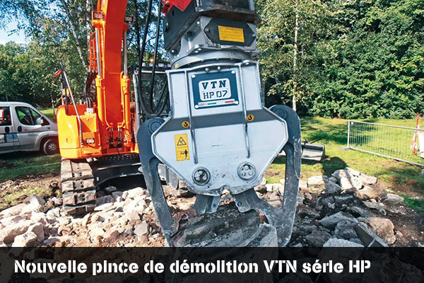 nouvelle pince démolition VTN serie HP
